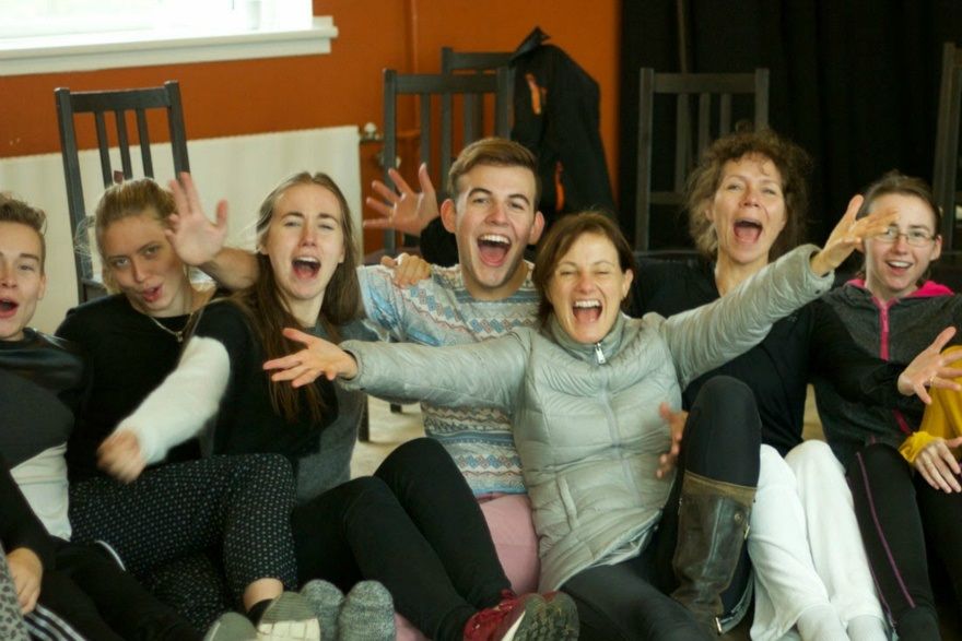 Improvisations drama-workshop ved Anette Katzmann - November 2014